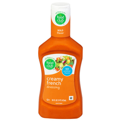 Food Club Creamy French Dressing 16 fl oz