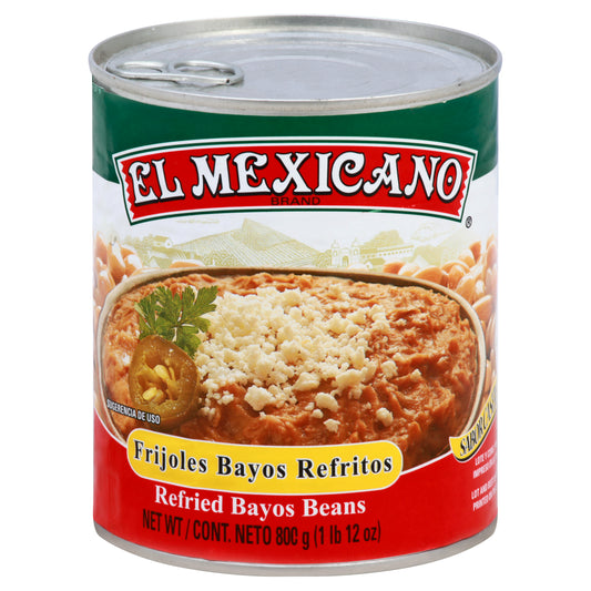 El Mexicano Bayos Beans 28 oz