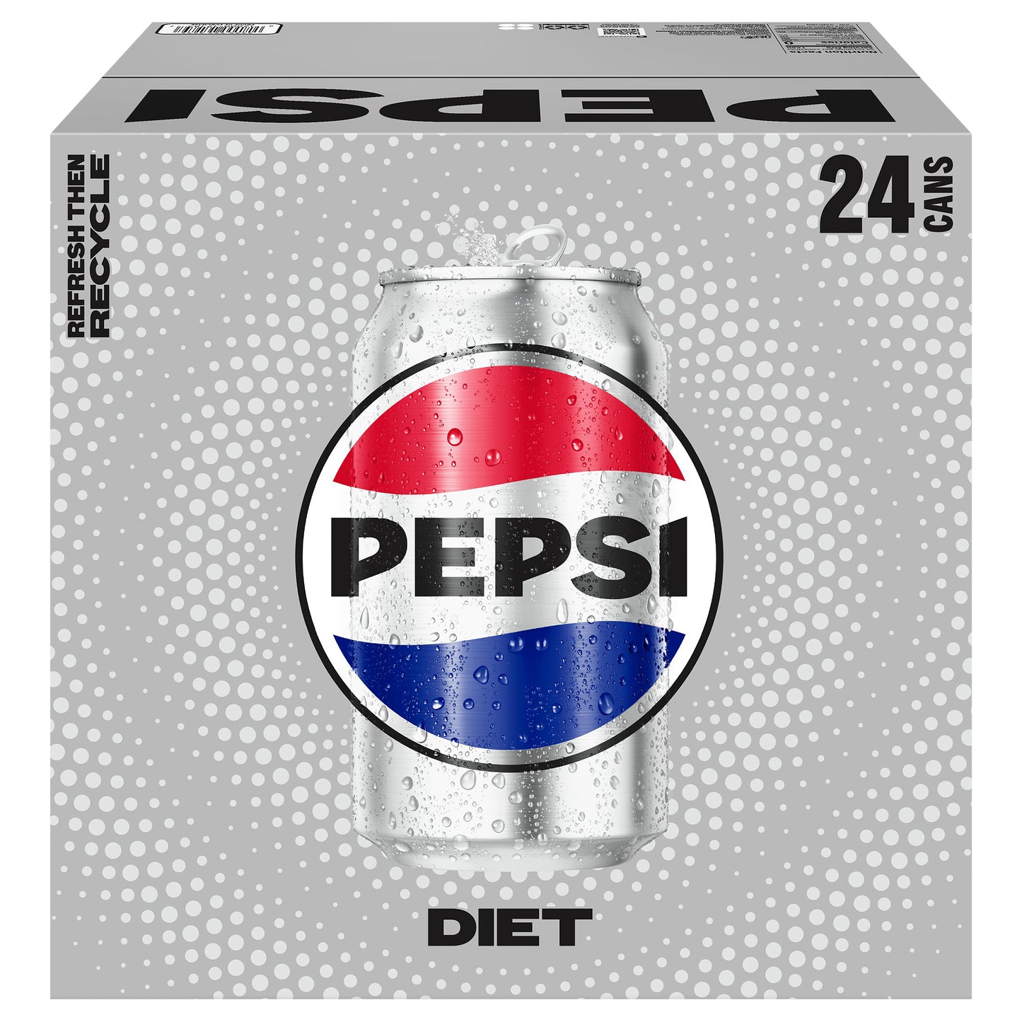 Diet Pepsi Soda Classic 12 Fl Oz 24 Count