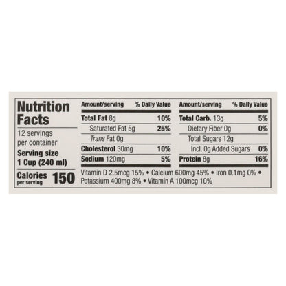 Shamrock Farms Lactose Free Whole Milk 3 qt