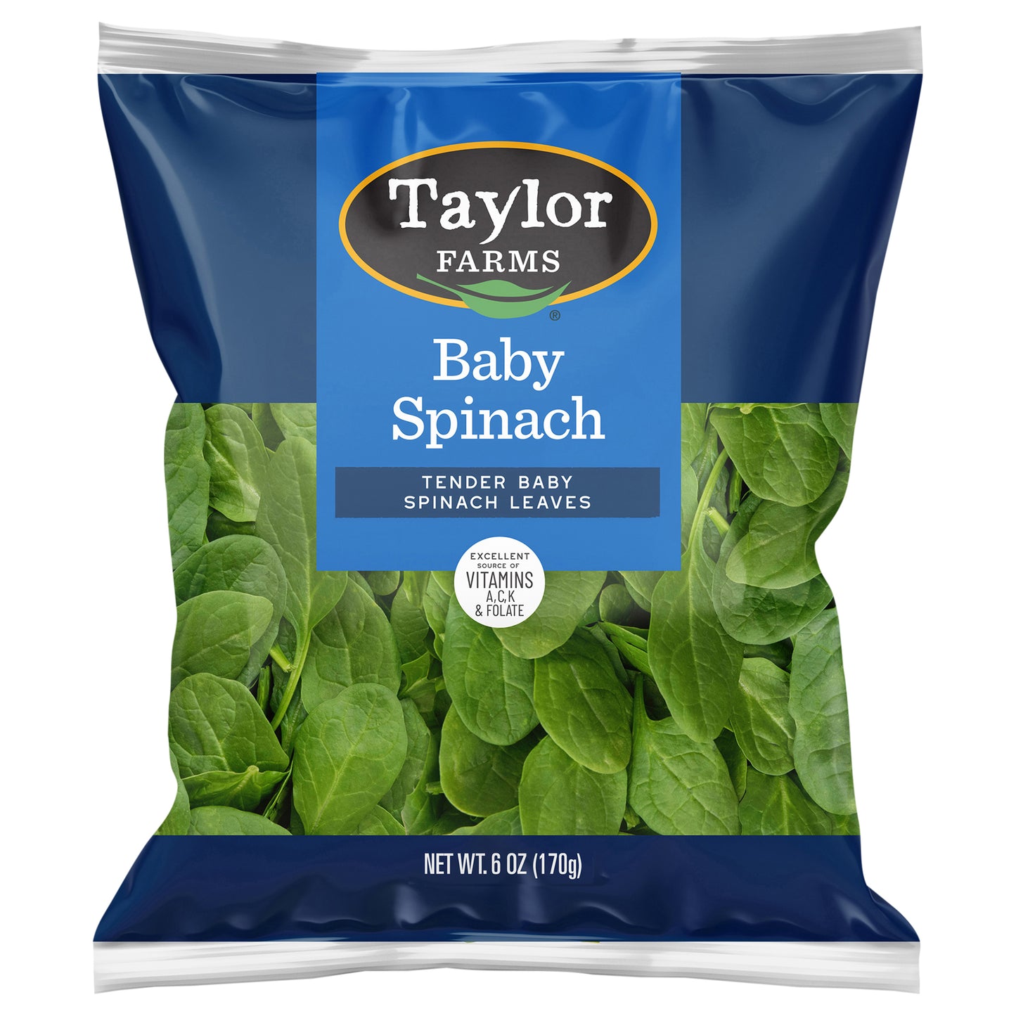 Taylor Farms Tender Baby Spinach Leaves 1 ea