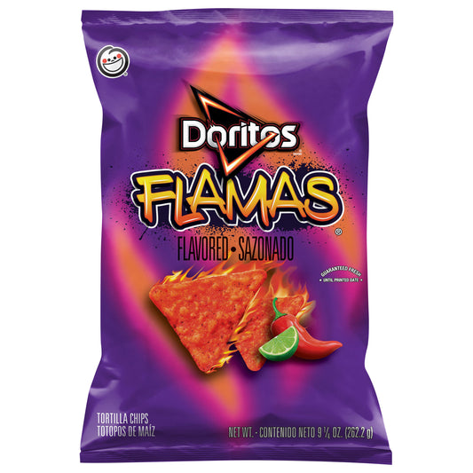 Doritos Tortilla Chips Flamas Flavored 9 1/4 Oz