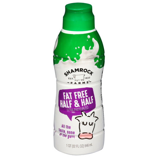 Shamrock Farms Fat Free Half & Half 1 qt