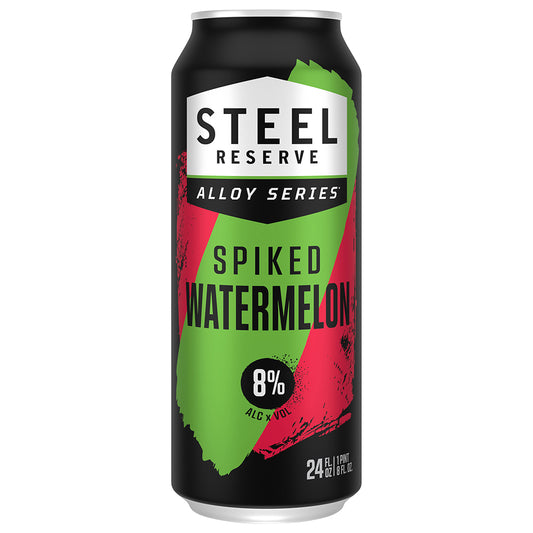 Steel Reserve Alloy Series Spiked Watermelon Malt Beverage 24 fl oz