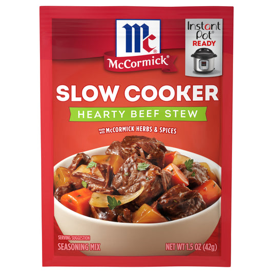 McCormick Slow Cooker Beef Stew Seasoning Mix - Hearty, 1.5 oz