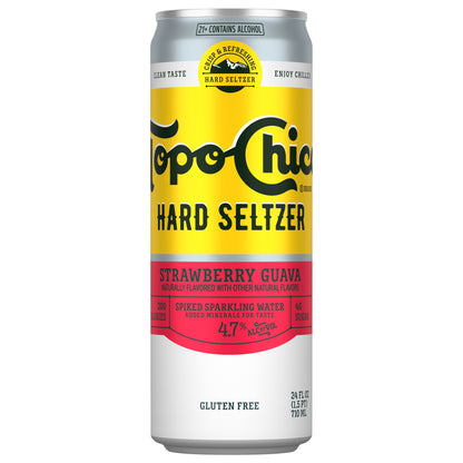 Topo Chico Strawberry Guava Hard Seltzer 24 fl oz
