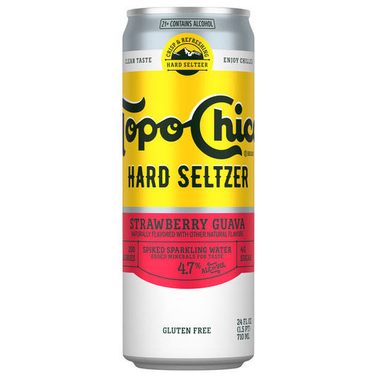 Topo Chico Strawberry Guava Hard Seltzer 24 fl oz