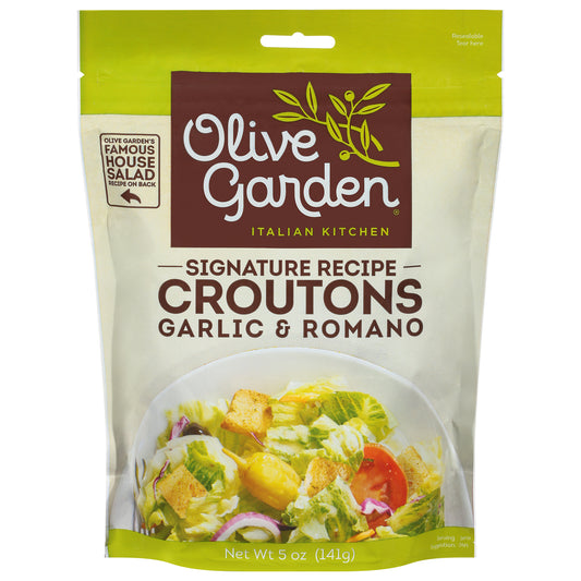 Olive Garden Garlic & Romano Croutons 5 oz