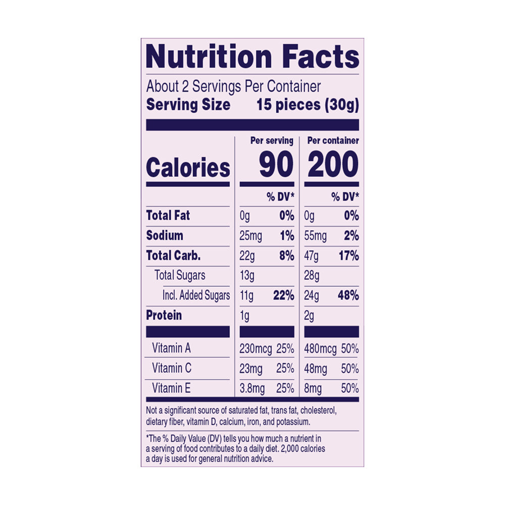 Welch's Berries 'N Cherries Fruit Snacks 2.25oz Peg Bag