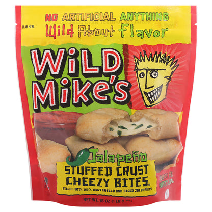 Wild Mike's Stuffed Crust Jalapeno Cheezy Bites 18 oz Bag
