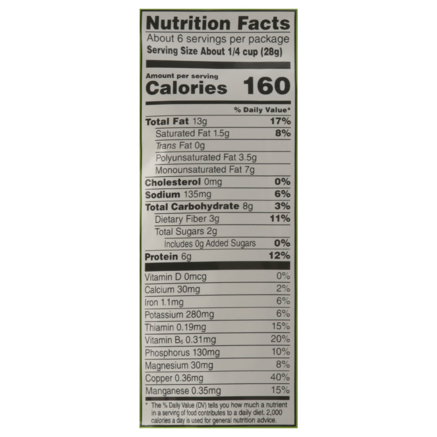 Wonderful Roasted & Salted Pistachios 6 oz