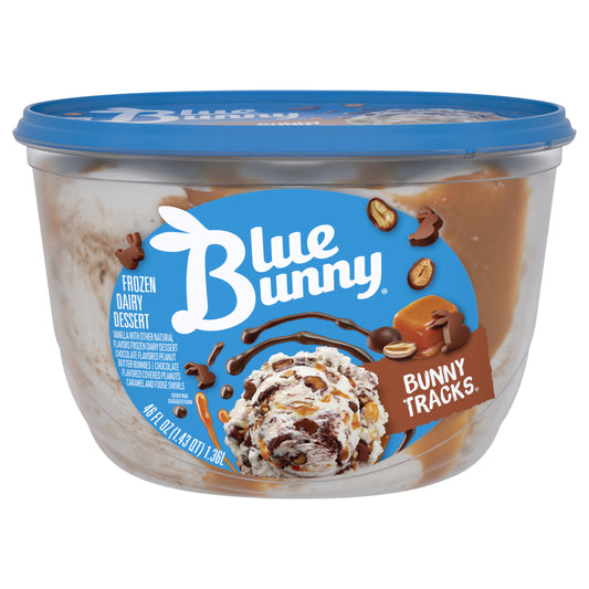 Blue Bunny Signature Bunny Tracks Frozen Dessert, 46 fl oz