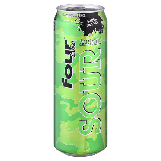 Four Loko Sour Apple Beer 23.5 oz