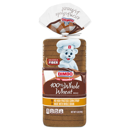 Bimbo Whole Wheat Product Bread, 16 oz