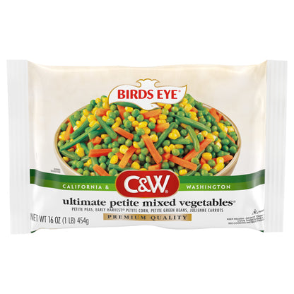Birds Eye C&W Petite Mixed Vegetables, Frozen Vegetables, 16 Oz
