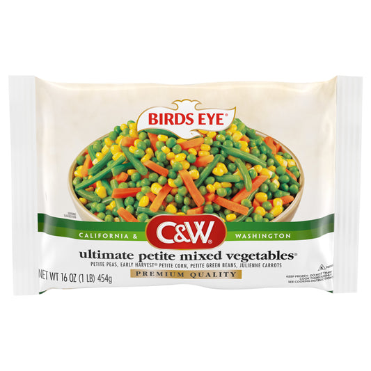 Birds Eye C&W Petite Mixed Vegetables, Frozen Vegetables, 16 Oz