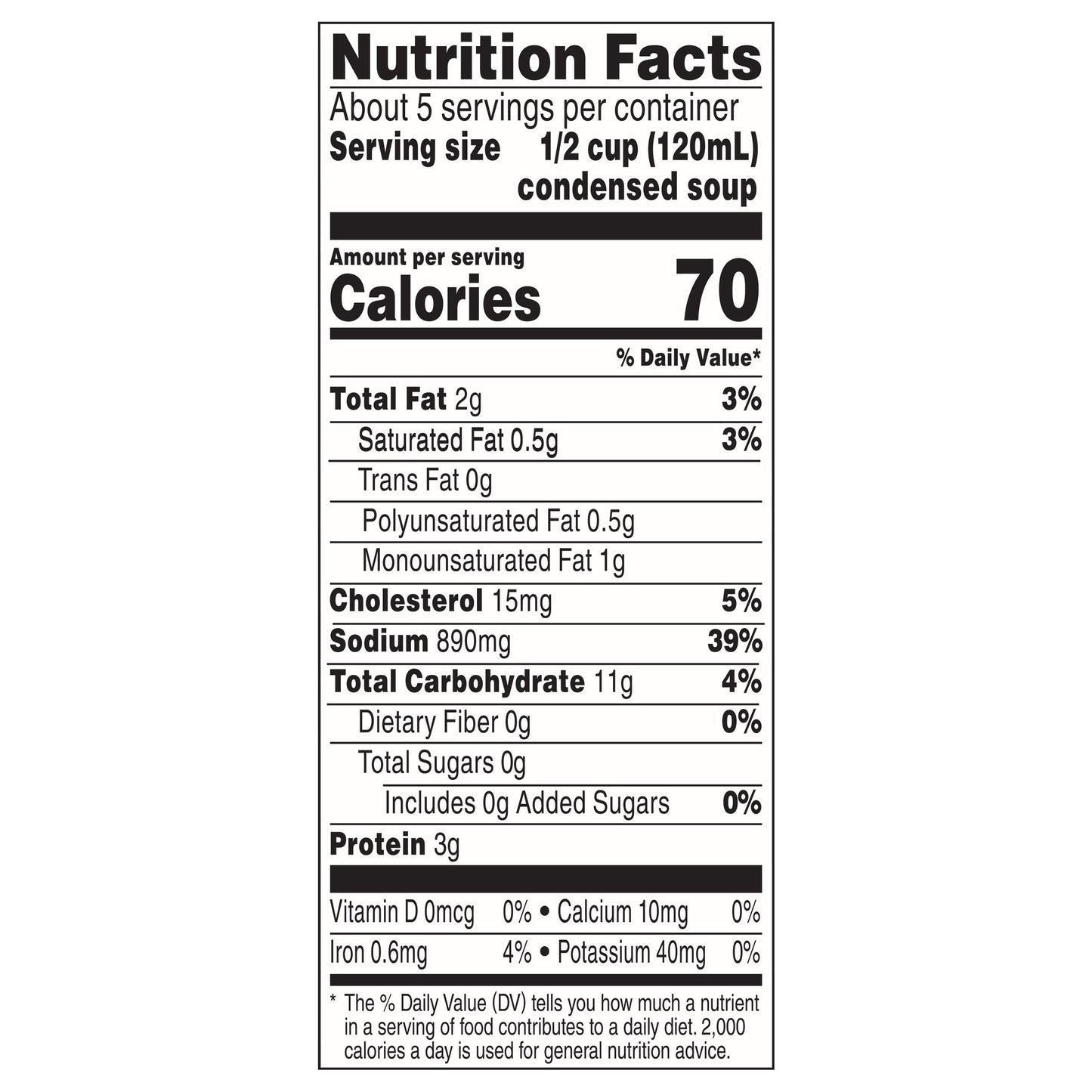 Campbell's Family Size Condensed Chicken Noodle Soup 22.4 oz