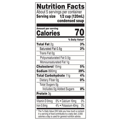 Campbell's Family Size Condensed Chicken Noodle Soup 22.4 oz