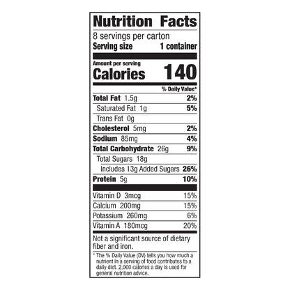 Yoplait Original Low Fat Strawberry Yogurt, Made with Real Fruit, 8 Yogurt Cups, 48 oz