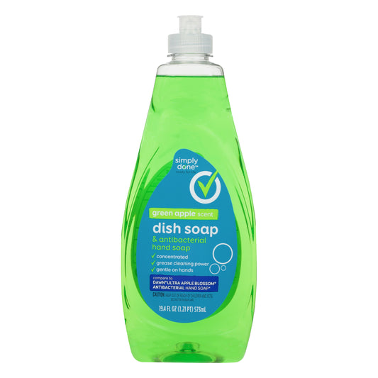 Simply Done Green Apple Scent Dish Soap & Hand Soap 19.4 oz