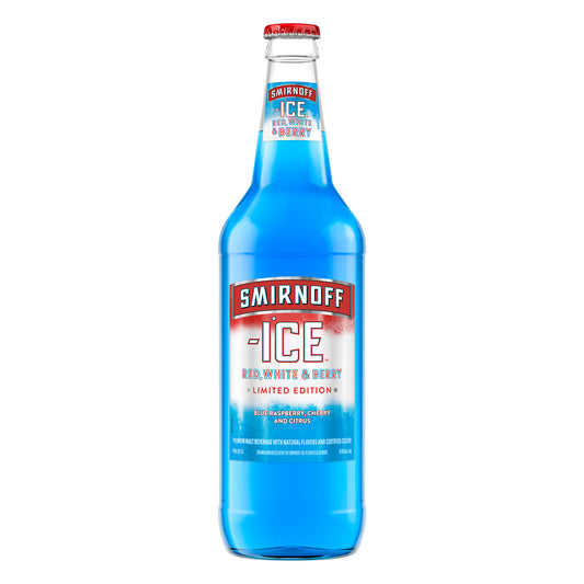 Smirnoff Ice Red, White & Berry Malt Beverage 24 oz