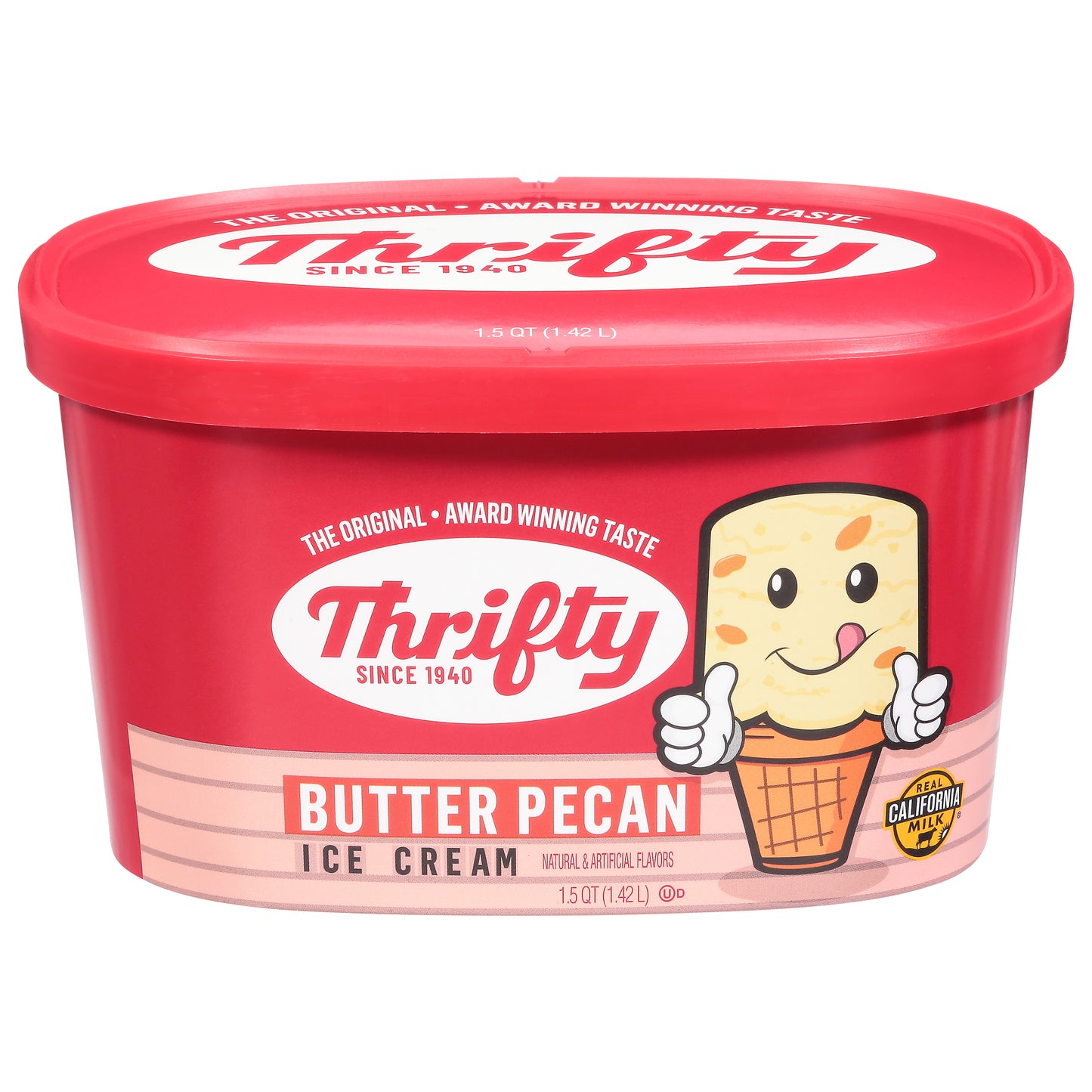 Thrifty Butter Pecan Ice Cream 1.5 qt