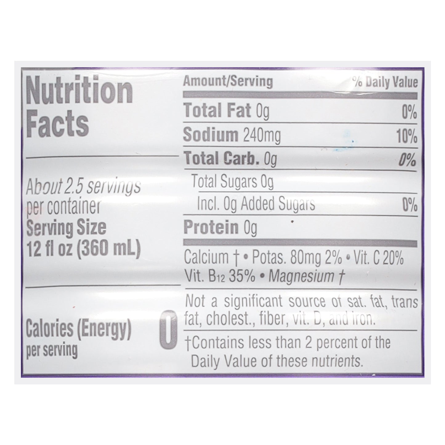 Powerade Zero Zero Sugar Grape Sports Drink 28 fl oz
