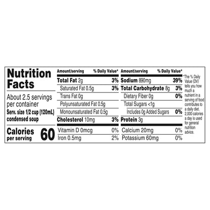 Campbell's Homestyle Chicken Noodle Condensed Soup 10.5 oz