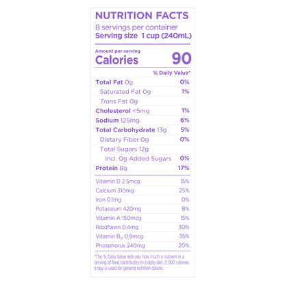 Lactaid Fat Free Milk, 64 oz