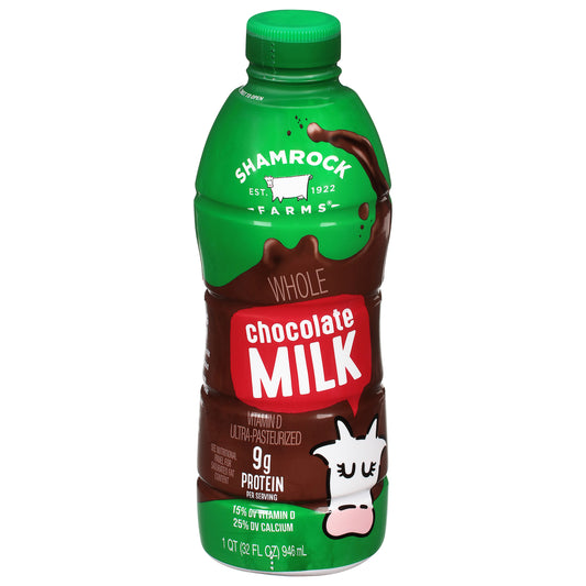 Shamrock Farms Whole Chocolate Milk 32 fl oz