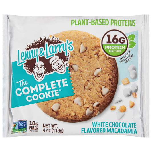 Lenny & Larry's The Complete Cookie White Chocolate Flavored Macadamia Cookie 4 oz
