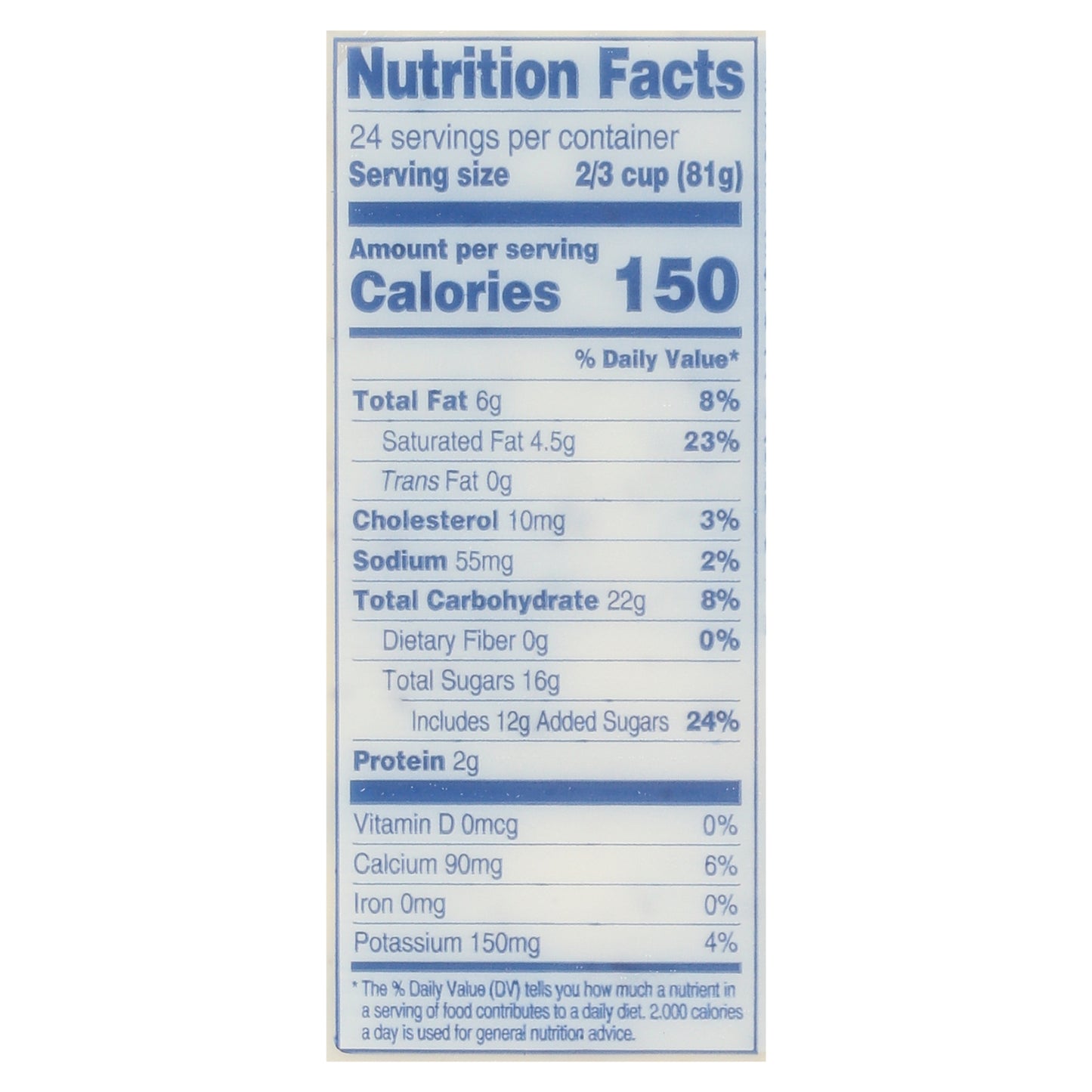 Blue Ribbon Classics Chocolate Chip Frozen Dessert Pail, 128 fl oz