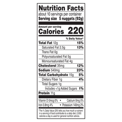 Banquet Frozen Chicken Nuggets Made With 100% Natural* Chicken, 32 oz.