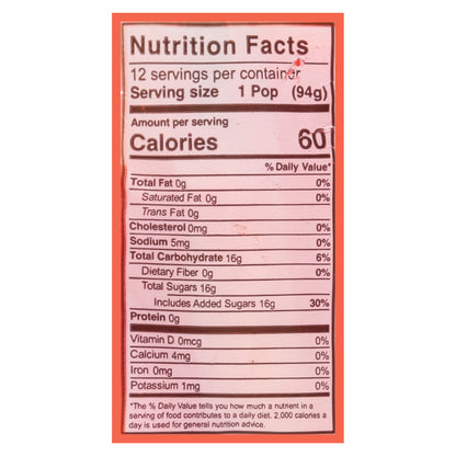 Budget Saver Cherry Mango Monster Pops 12 - 3.0 fl oz Pops