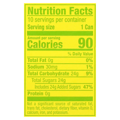 Squirt Caffeine Free Grapefruit Soda Mini 10 - 7.5 fl oz Cans