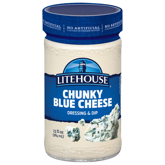 Litehouse Chunky Blue Cheese Dressing & Dip 13 fl oz