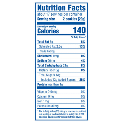 OREO Toffee Crunch Creme with Sugar Crystals Chocolate Sandwich Cookies, Family Size, 17 oz