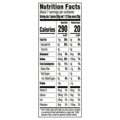TGI Fridays Mozzarella Sticks Value Size Frozen Snacks with Marinara Sauce, 30 oz Box