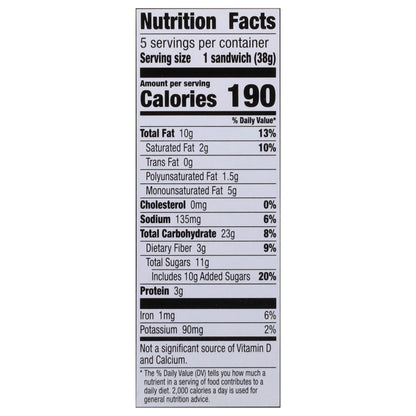 Nature Valley Cinnamon Almond Butter Biscuits 5 - 1.35 oz Pouches