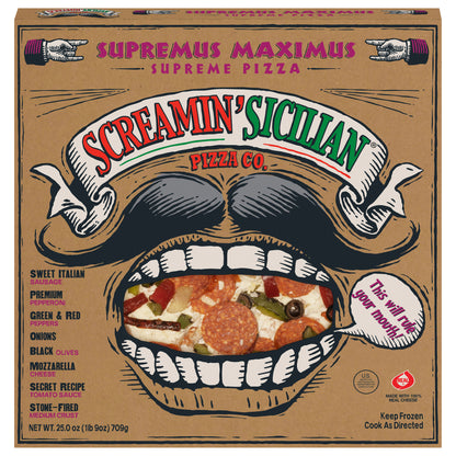Screamin' Sicilian Pizza Co. Supremus Maximus Pizza 25.0 oz