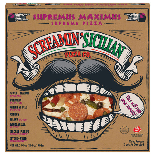 Screamin' Sicilian Pizza Co. Supremus Maximus Pizza 25.0 oz