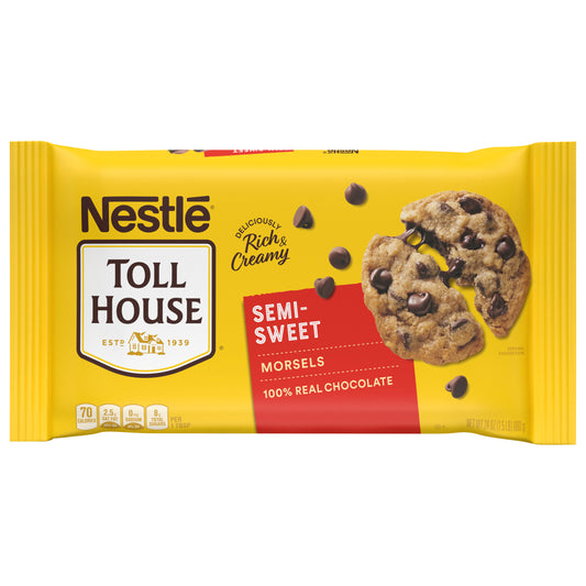 Nestle Toll House Semi Sweet Chocolate Chips, 24 Oz 24 oz.