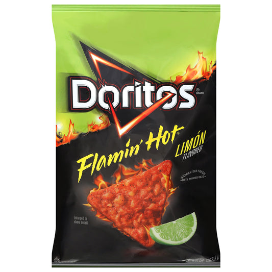 Doritos Flamin' Hot Limon Flavored Tortilla Chips 9.25 oz