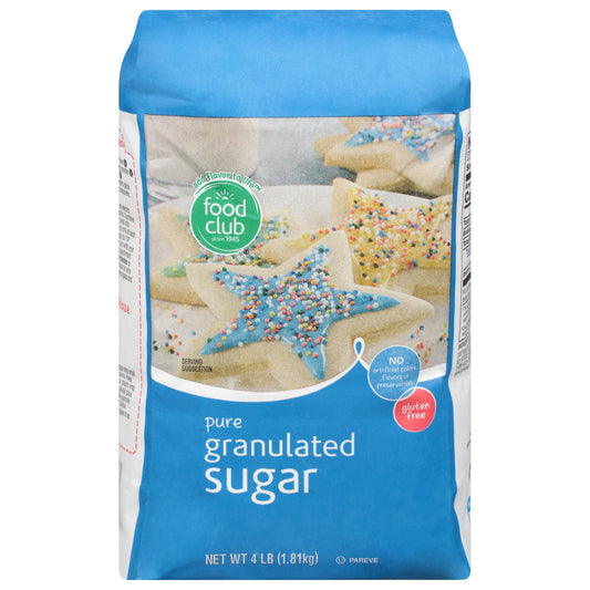 Food Club Granulated Pure Sugar 4 lb