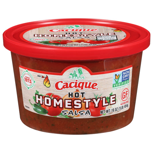 Cacique Homestyle Hot Salsa 16 oz