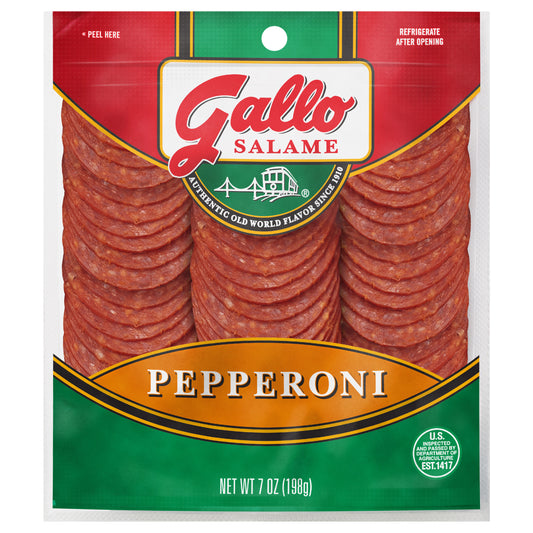 Gallo Salame® Deli Sliced Pepperoni Lunch Meat, 7 oz