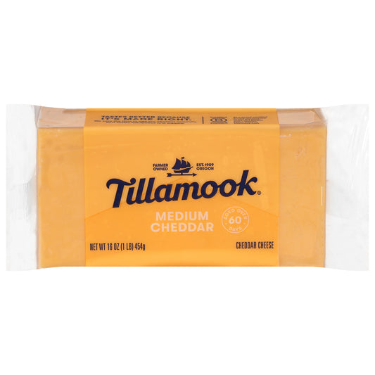 Tillamook Medium Cheddar Cheese 16 oz