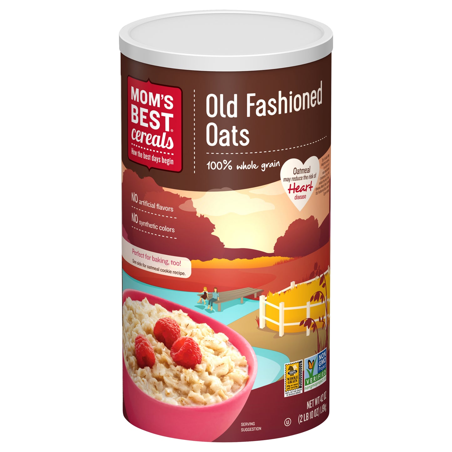 Mom's Best 100% Whole Grain Old Fashioned Oats 42 oz