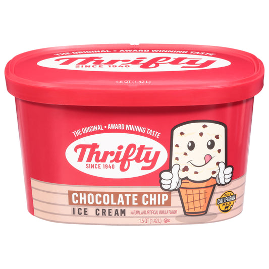 Thrifty Chocolate Chip Ice Cream 1.5 qt