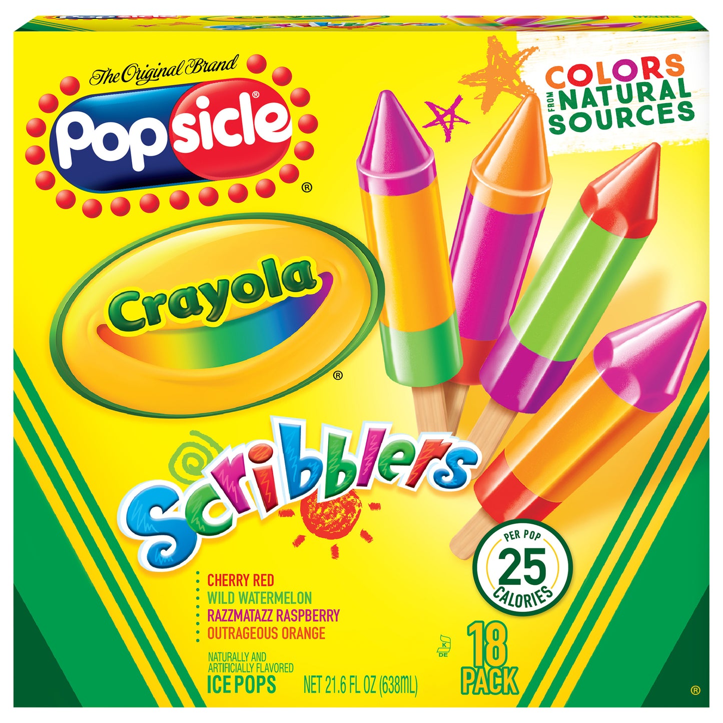 Popsicle Crayola Scribblers Ice Pops